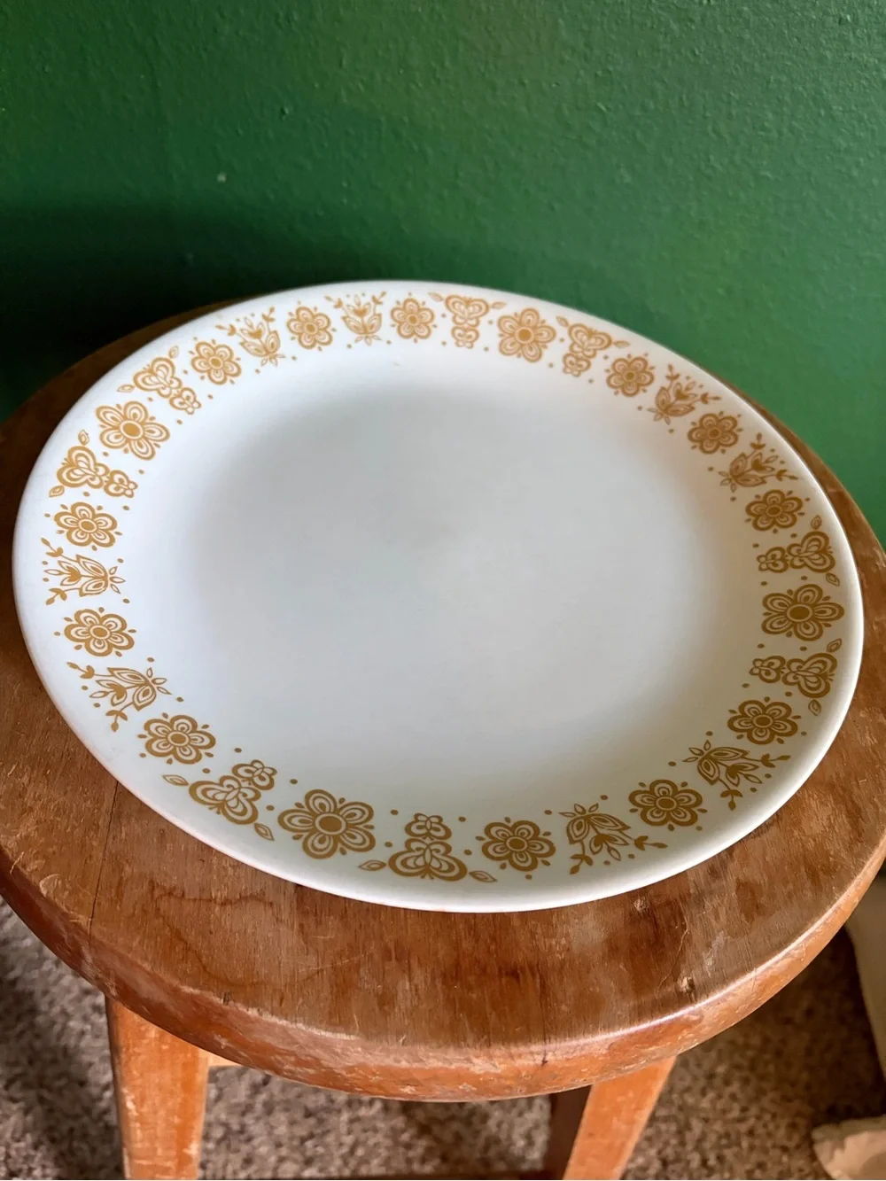 Vintage Corning Corelle Butterfly Gold 10.25
